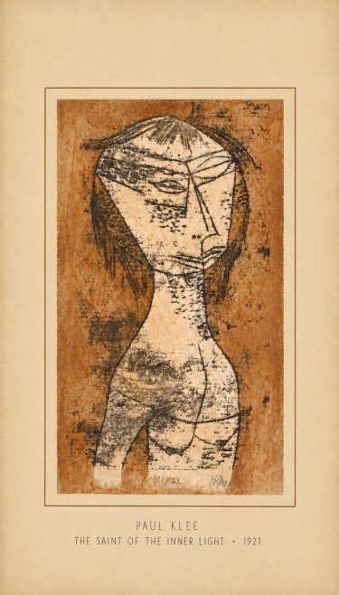 Paul Klee The Saint of the Inner Light No6 - Poster