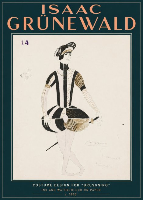 Isaac Grünewald Costume Design IX No5 - Poster
