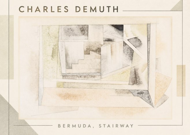 Charles Demuth Bermuda, Stairway No1 - Poster