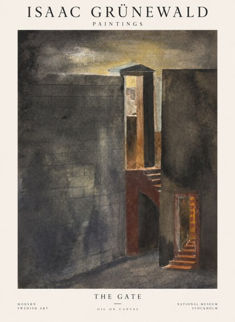 Isaac Grünewald Architectural Fantasy No2 - Poster