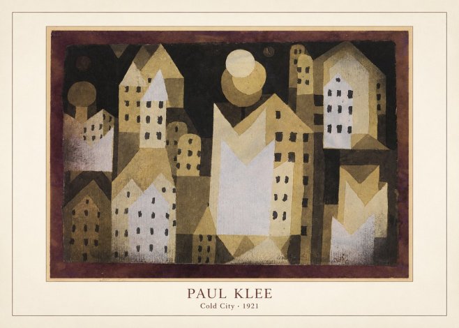 Paul Klee Cold City No4 - Poster