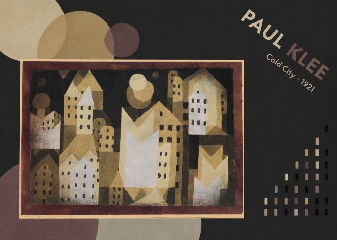 Paul Klee Cold City No5 - Poster