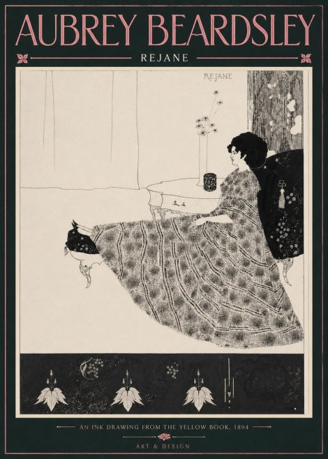 Aubrey Beardsley Rejane II No5 - Poster