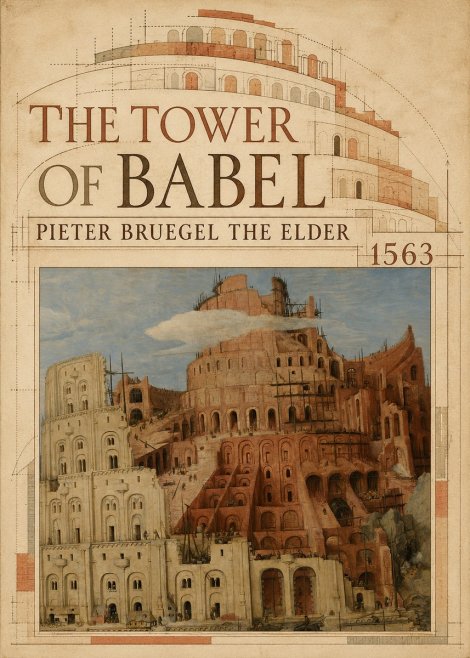 Pieter Bruegel The Tower of Babel XIII No5 - Poster