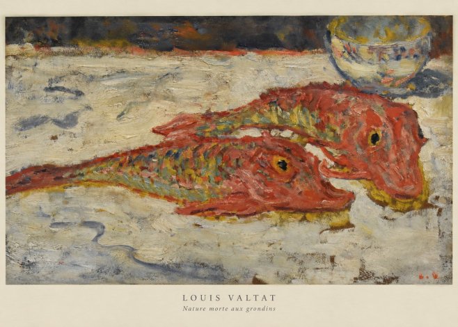 Louis Valtat Nature Morte Aux Grondins No6 - Poster