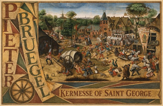 Pieter Bruegel Kermesse of Saint George No5 - Poster