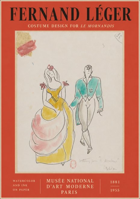 Fernand Léger Costume Pour "Le Mandarin" No2 - Poster