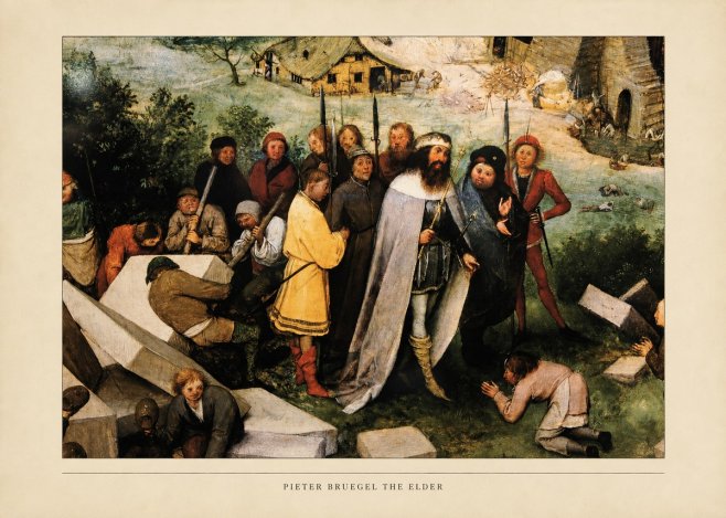 Pieter Bruegel The Blind Leading the Blind III No5 - Poster