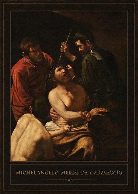 Michelangelo Merisi da Caravaggio Christ Crowned with Thorns No1 - Poster