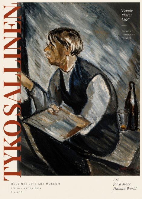 Tyko Sallinen The Artist at Work No6 - Poster