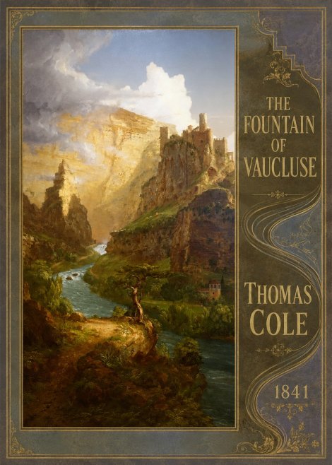 Thomas Cole The Fountain of Vaucluse I No5 - Poster