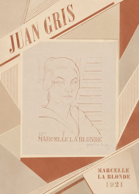 Juan Gris Marcelle La Blonde No4 - Poster