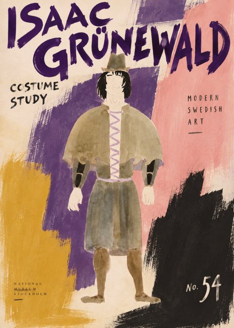 Isaac Grünewald Costume Study V No3 - Poster