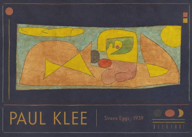 Paul Klee Sirens Eggs No1 - Poster