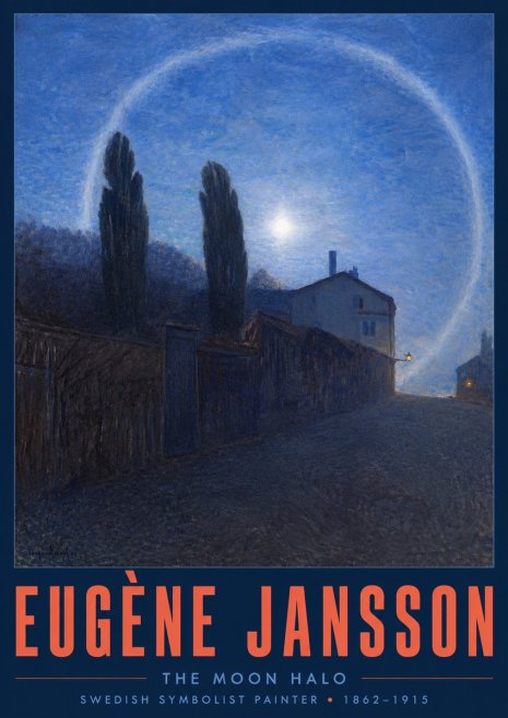 Eugène Jansson The Moon Halo No2 - Poster