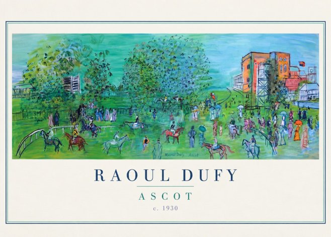 Raoul Dufy Ascot C. 1930 I No4 - Poster