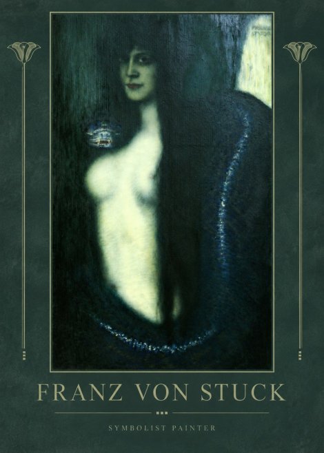 Franz von Stuck Die Sünde No2 - Poster
