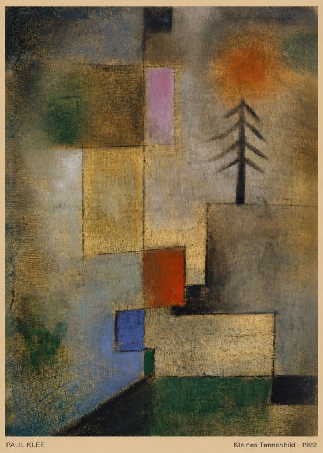 Paul Klee Kleines Tannenbild No5 - Poster