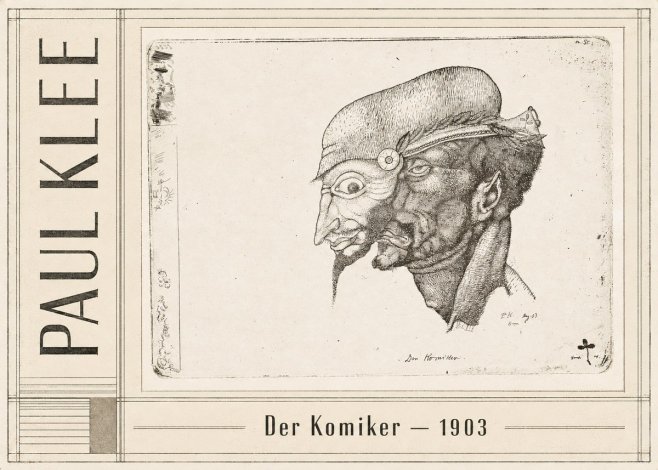 Paul Klee Der Komiker No2 - Poster