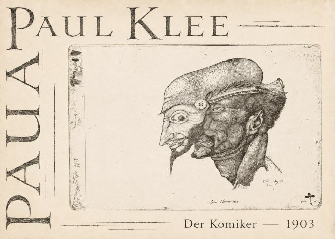Paul Klee Der Komiker No3 - Poster