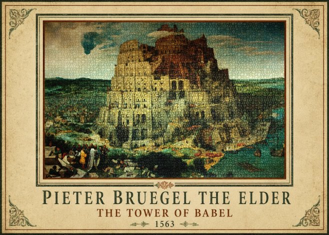 Pieter Bruegel The Tower of Babel XV No1 - Poster