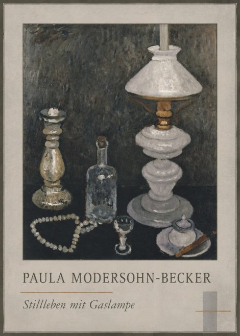 Paula Modersohn-Becker Stillleben Mit Gaslampe No1 - Poster