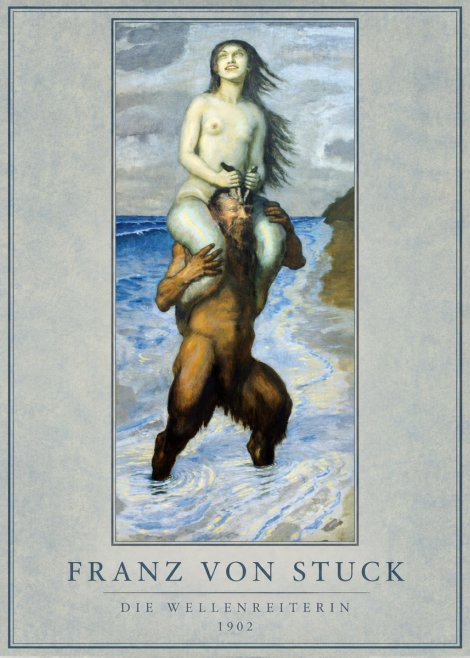 Franz von Stuck The Birth of Venus No4 - Poster