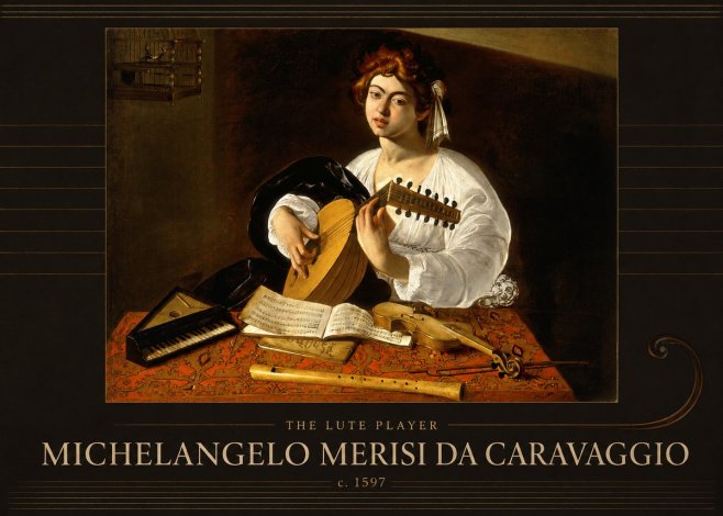 Michelangelo Merisi da Caravaggio The Lute Player No3 - Poster