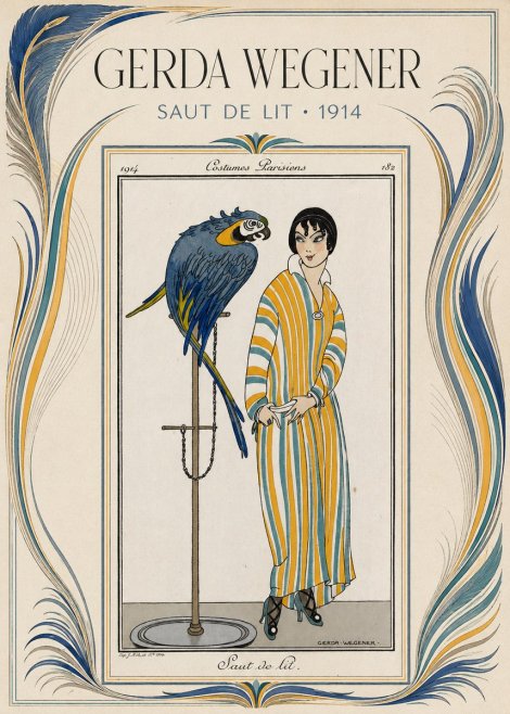 Gerda Wegener Saut De Lit 1914 No3 - Poster
