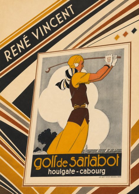 René Vincent Golf De Sarlabot No6 - Poster