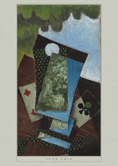 Juan Gris Playing Cards and a Siphon No6 - Poster