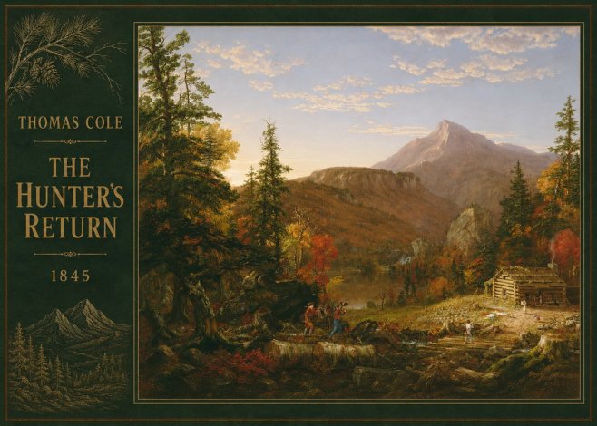 Thomas Cole The Hunter's Return II No4 - Poster