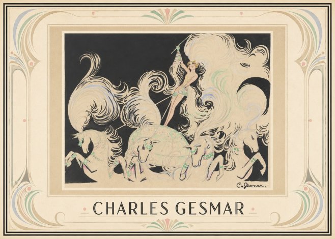Charles Gesmar Art Deco Fantasy No1 - Poster