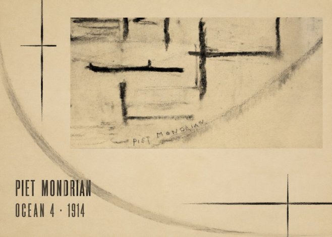 Piet Mondrian Ocean 4 No6 - Poster