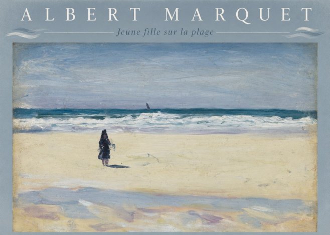Albert Marquet Jeune Fille Sur La Plage No4 - Poster