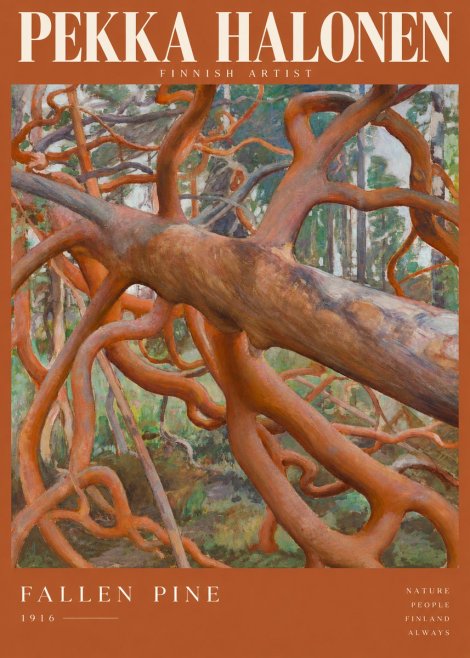 Pekka Halonen Fallen Pine No2 - Poster