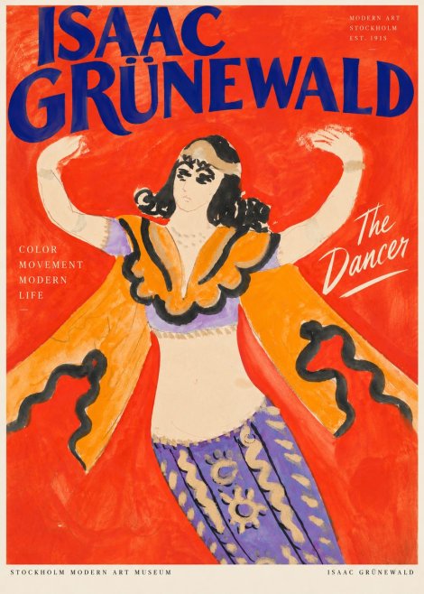 Isaac Grünewald The Dancer I No3 - Poster