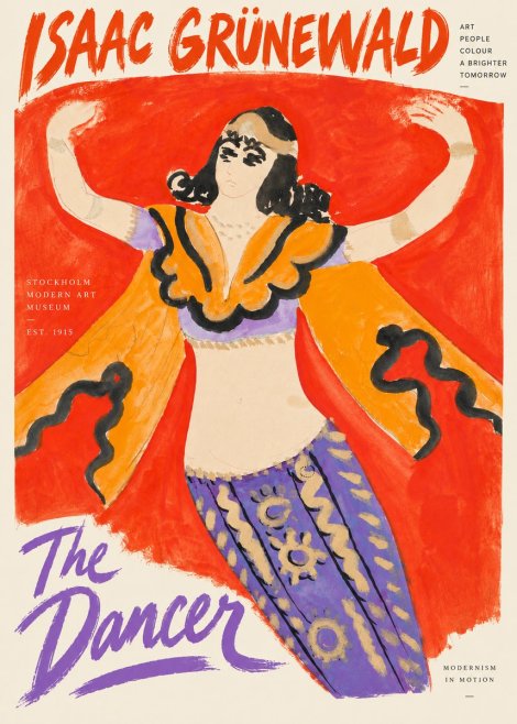 Isaac Grünewald The Dancer I No4 - Poster