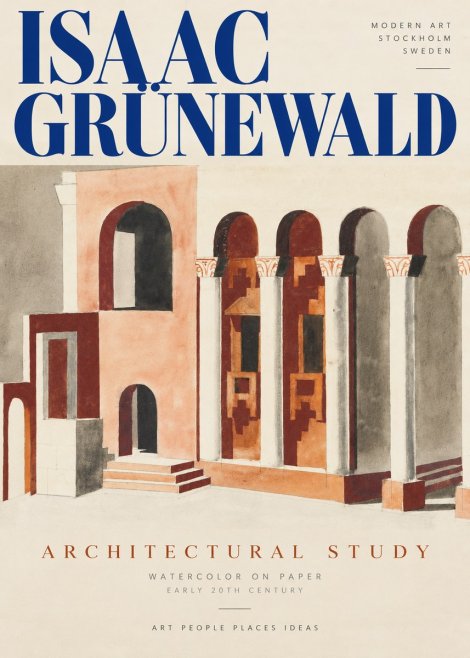 Isaac Grünewald Architectural Study I No6 - Poster