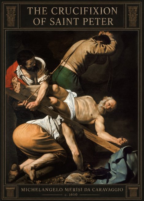 Michelangelo Merisi da Caravaggio The Crucifixion of Saint Peter IV No3 - Poster
