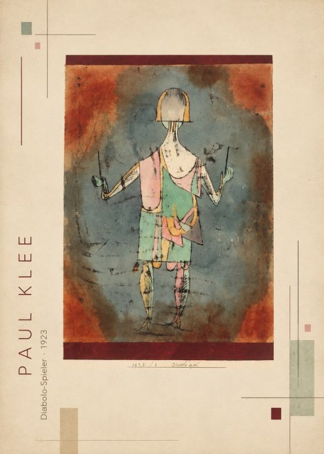 Paul Klee Diabolo-spieler No2 - Poster