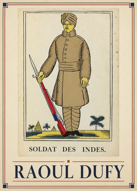 Raoul Dufy Soldat Des Indes. No1 - Poster