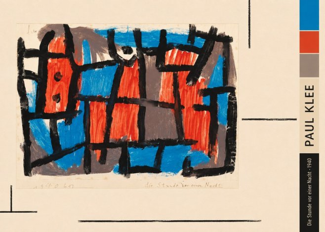 Paul Klee Die Stunde Vor Einer Nacht No3 - Poster