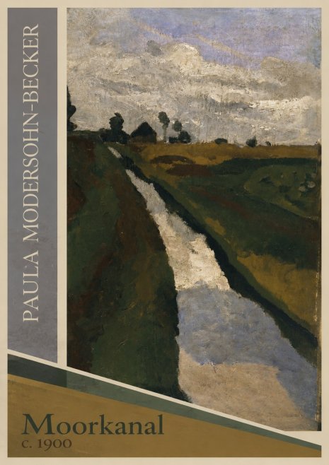 Paula Modersohn-Becker Moorkanal No1 - Poster