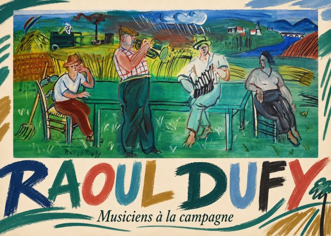 Raoul Dufy Musiciens À La Campagne No5 - Poster