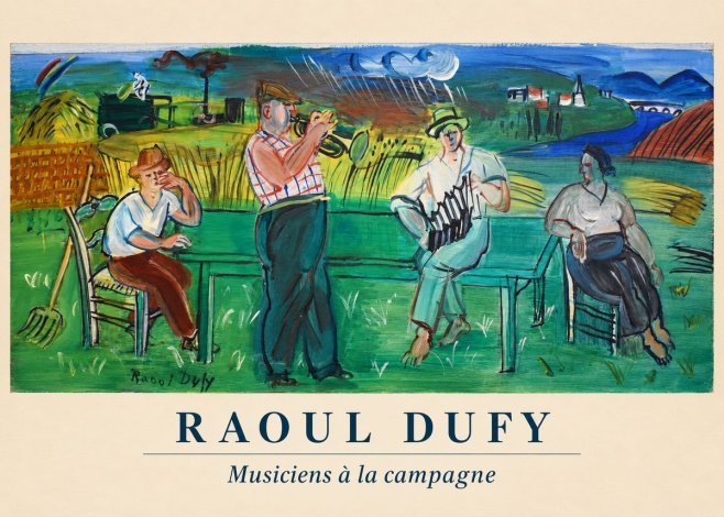 Raoul Dufy Musiciens À La Campagne No6 - Poster