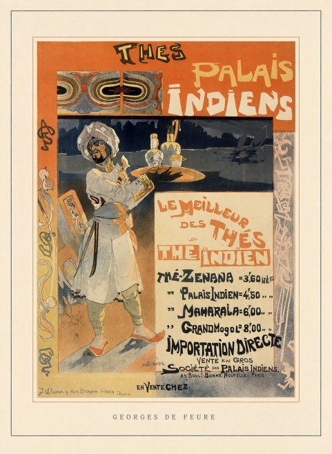 Georges de Feure Palais Indiens No4 - Poster