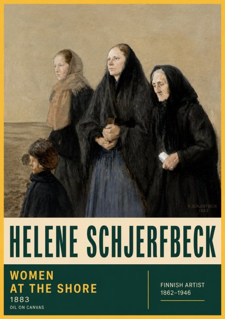 Helene Schjerfbeck Women at the Shore No6 - Poster