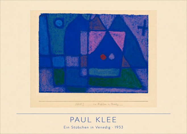 Paul Klee Ein Stübchen in Venedig No2 - Poster