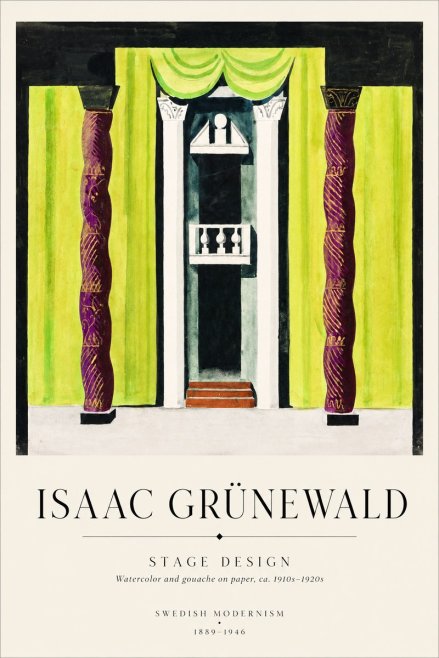 Isaac Grünewald Stage Set Design No2 - Poster